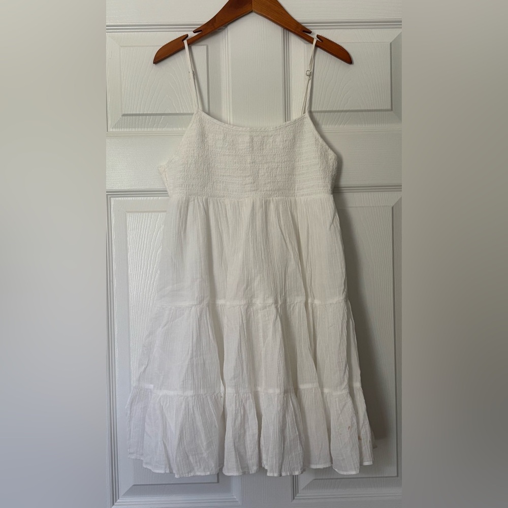 White Sleeveless Sundress